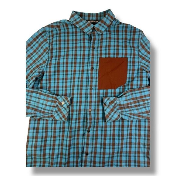Arc’teryx Bernal Snap Button Plaid Shirt Size Medium - Picture 2 of 6